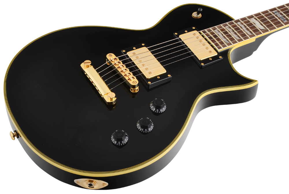 Ltd Ec-256 Hh Ht Jat - Black - Single-Cut-E-Gitarre - Variation 2