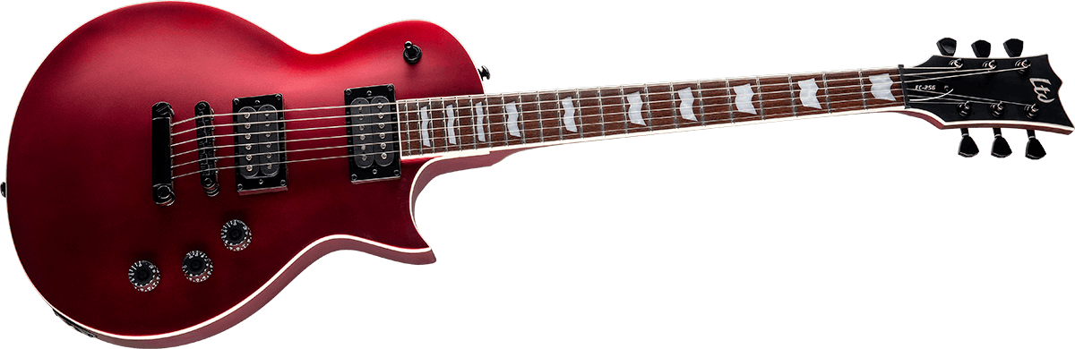 Ltd Ec-256 Hh Ht Jat - Candy Apple Red - E-Gitarre aus Metall - Variation 2