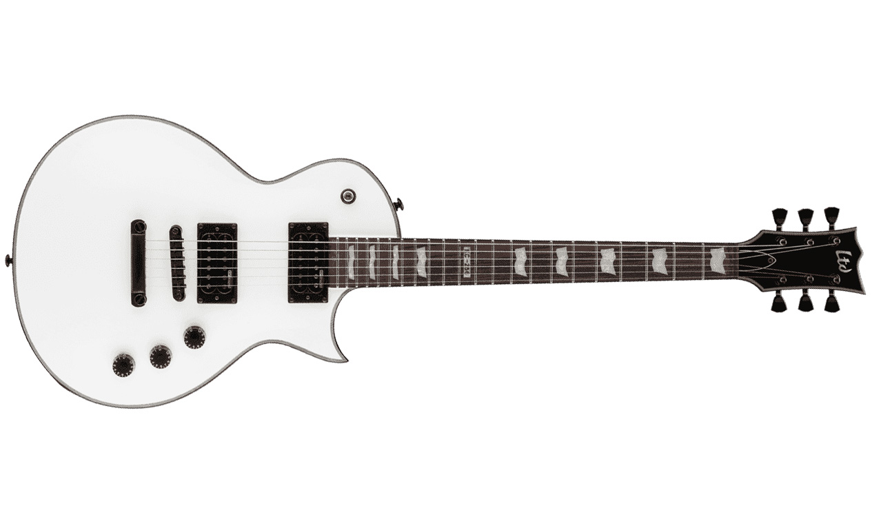 Ltd Ec-256 Sw - Snow White - Single-Cut-E-Gitarre - Variation 1