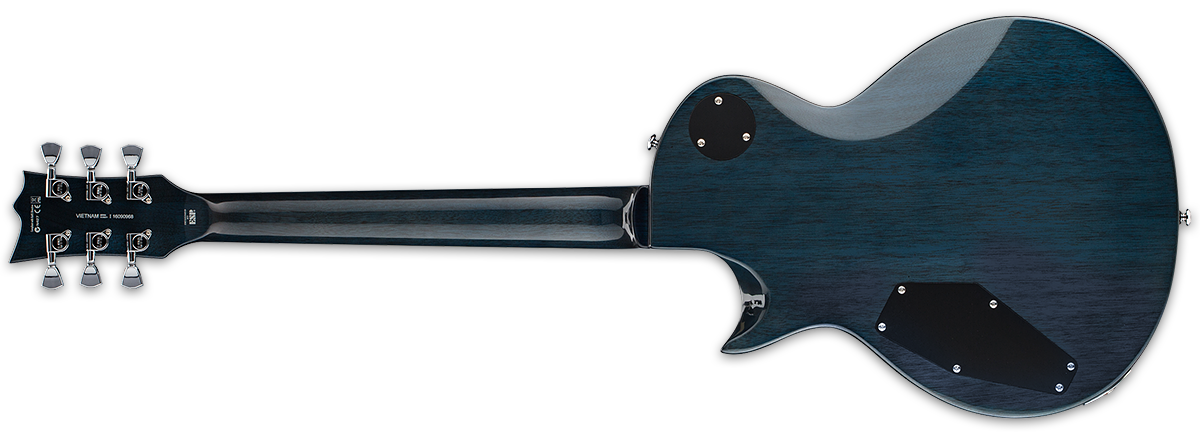 Ltd Ec-256fm Cbtbl - Cobalt Blue - Single-Cut-E-Gitarre - Variation 3