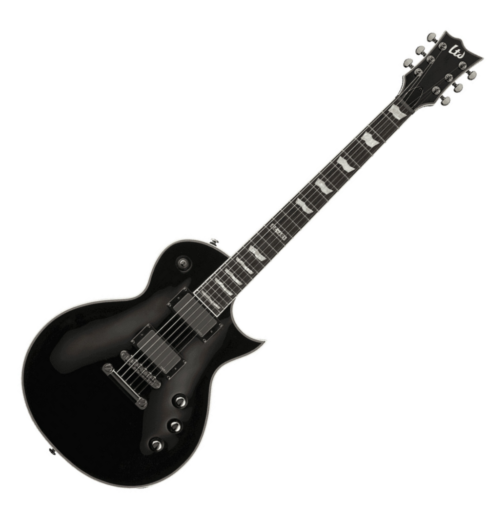 Ltd Ec-401 Hh Emg Ht Rw - Black - Single-Cut-E-Gitarre - Variation 5