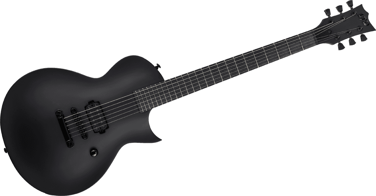Ltd Ec-black Metal - Black Satin - Single-Cut-E-Gitarre - Variation 1