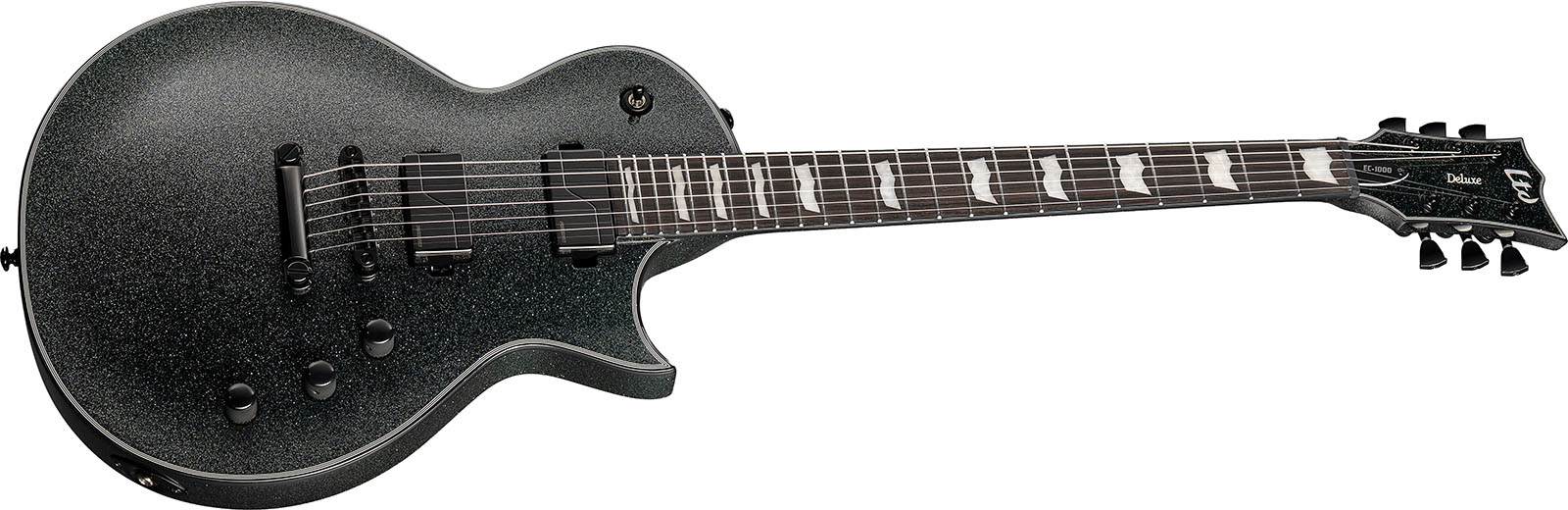 Ltd Ec1000 2h Fishman Fluence Ht Eb - Granite Sparkle - Single-Cut-E-Gitarre - Variation 2