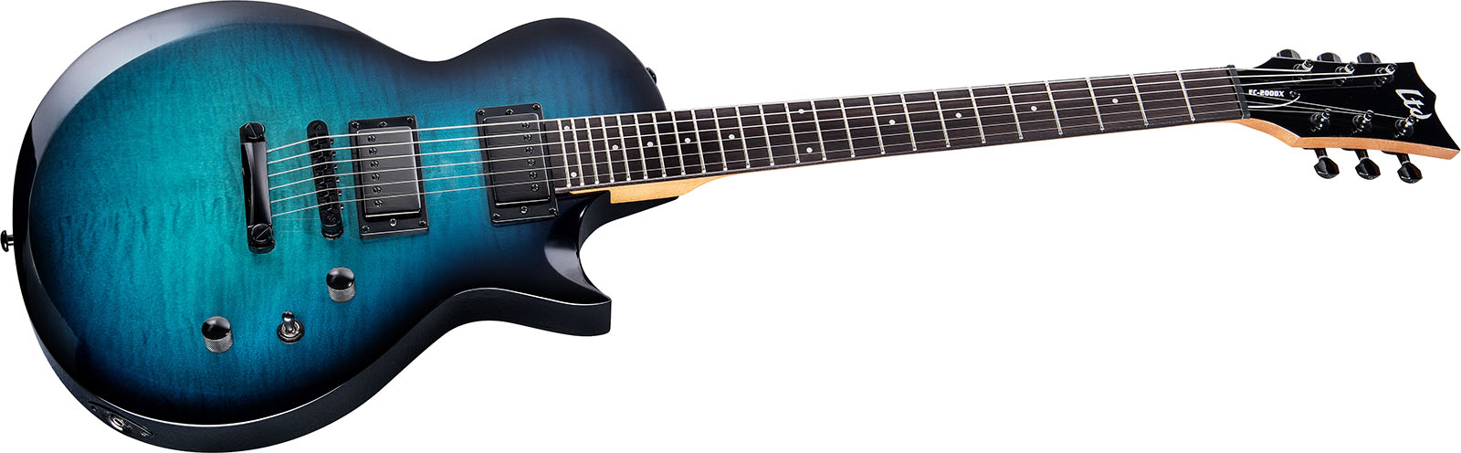 Ltd Ec200dx 2h Ht Rw - Blue Burst - Single-Cut-E-Gitarre - Variation 2