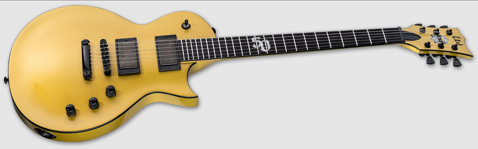 Ltd Ec2025 50th Ann. Ltd 2h Seymour Duncan Ht Eb - Metallic Gold - E-Gitarre aus Metall - Variation 2