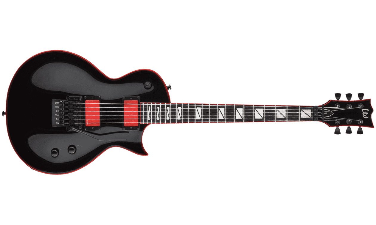 Ltd Gary Holt Gh-600 Signature 2h Emg Fr Eb - Black - Single-Cut-E-Gitarre - Variation 1