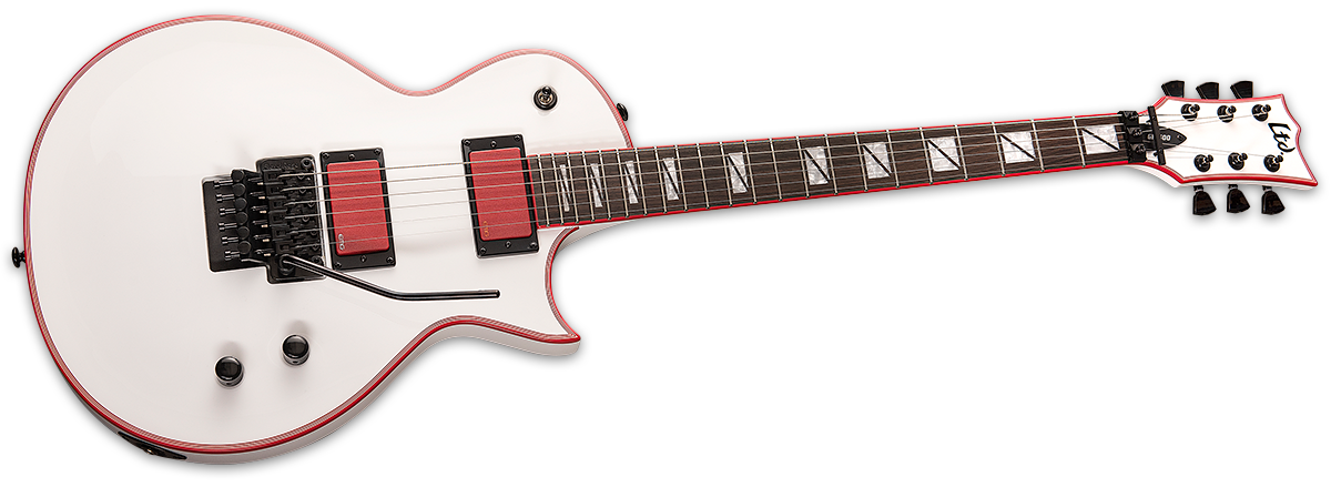 Ltd Gary Holt Gh-600 Signature Hh Fr Eb - Snow White - Single-Cut-E-Gitarre - Variation 1