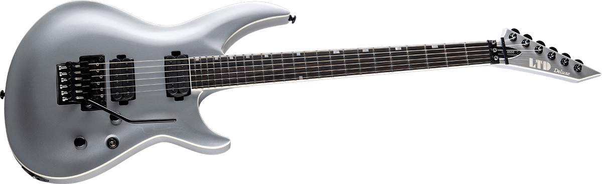 Ltd H3-1000 Floyd Rose Hh Eb - Firemist Silver - E-Gitarre aus Metall - Variation 1