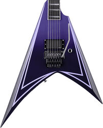 E-gitarre aus metall Ltd Alexi Hexed - Purple fade w/ pinstripes