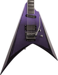 E-gitarre aus metall Ltd Alexi Ripped - Purple fade satin w/ pinstripes