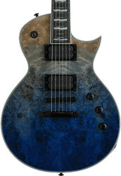 Single-cut-e-gitarre Ltd EC-1000 - Blue natural fade