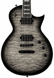 Single-cut-e-gitarre Ltd EC-1000T - Charcoal burst