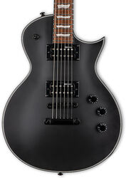Single-cut-e-gitarre Ltd EC-256 - Black satin