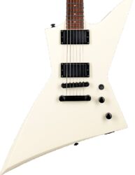 E-gitarre aus metall Ltd EX-200 - Olympic white
