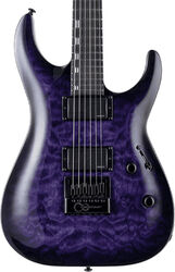 E-gitarre in str-form Ltd H-1000 Evertune - See thru purple sunburst