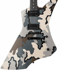 E-gitarre aus metall Ltd James Hetfield Snakebyte Camo - Kuiu camo satin