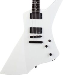 E-gitarre aus metall Ltd James Hetfield Snakebyte - Snow white