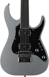 E-gitarre in str-form Ltd Ken Susi KS M-6 Evertune - Metallic silver