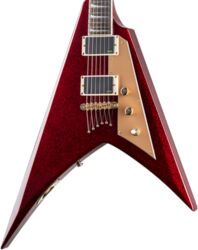 E-gitarre aus metall Ltd KH-V 602 Kirk Hammett Signature - Red sparkle