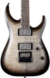 E-gitarre aus metall Ltd MH-1000 Evertune - Charcoal burst