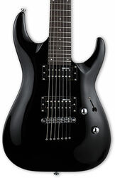 7-saitige e-gitarre Ltd MH-17 Kit +bag - Black