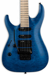 E-gitarre für linkshänder Ltd MH-203QM Linkshänder - See thru blue