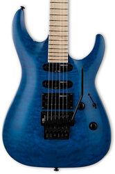 E-gitarre in str-form Ltd MH-203QM - See thru blue