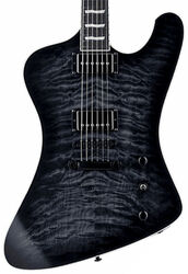 Retro-rock-e-gitarre Ltd Phoenix-1000 - See thru black sunburst