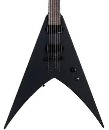 Signature-e-gitarre Ltd Nergal HEX-6 - Black satin