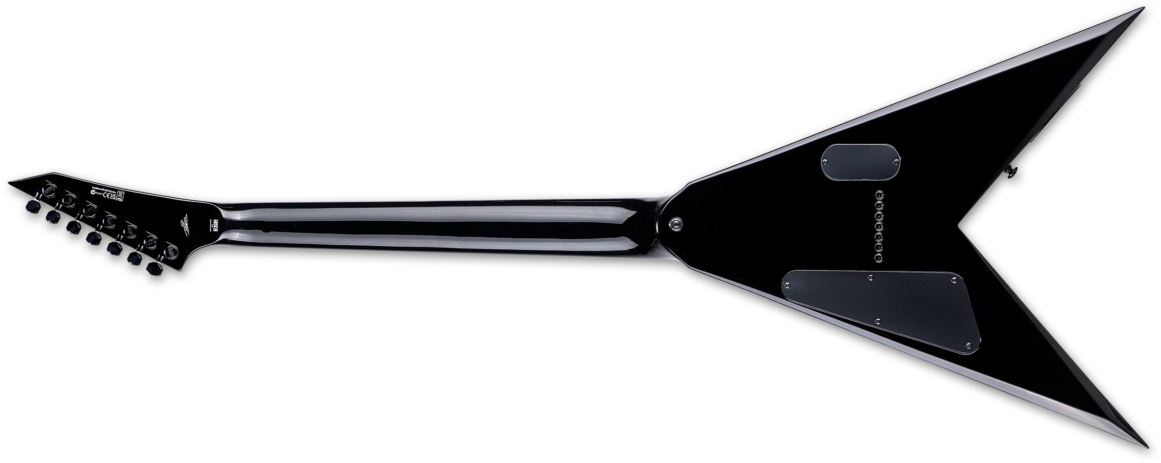 Ltd Jack Simmons Js7 Baritone Signature 7c 1h Fishman Fluence Ht Eb - Black - Bariton E-Gitarre - Variation 2