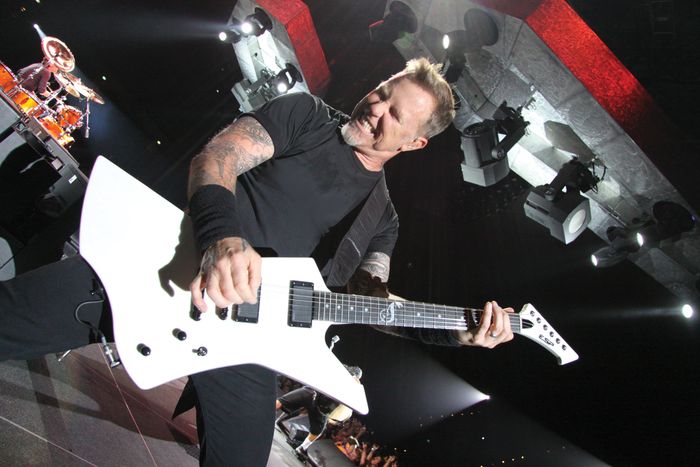 Ltd James Hetfield Snakebyte Emg - Snow White - E-Gitarre aus Metall - Variation 4