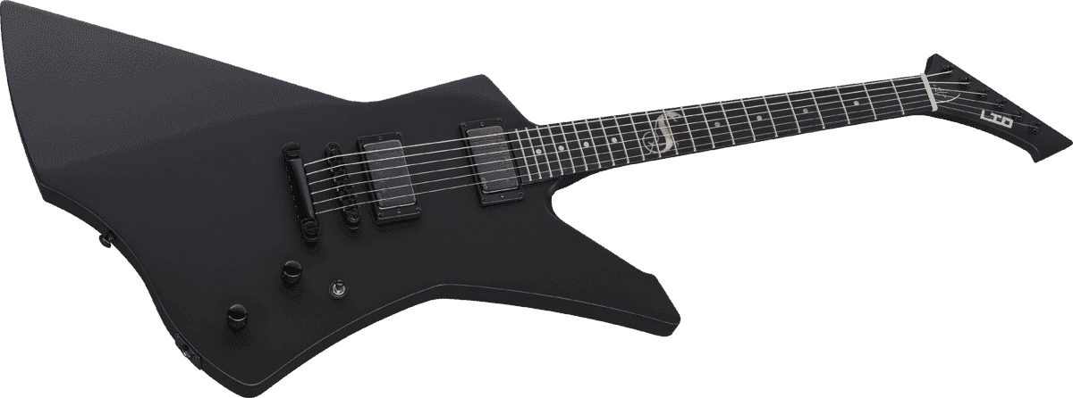 Ltd James Hetfield Snakebyte - Black Satin - E-Gitarre aus Metall - Variation 2
