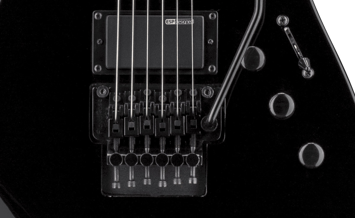 Ltd Kirk Hammett Kh-202 2018 Signature Hh Fr Rw - Black - E-Gitarre in Str-Form - Variation 2