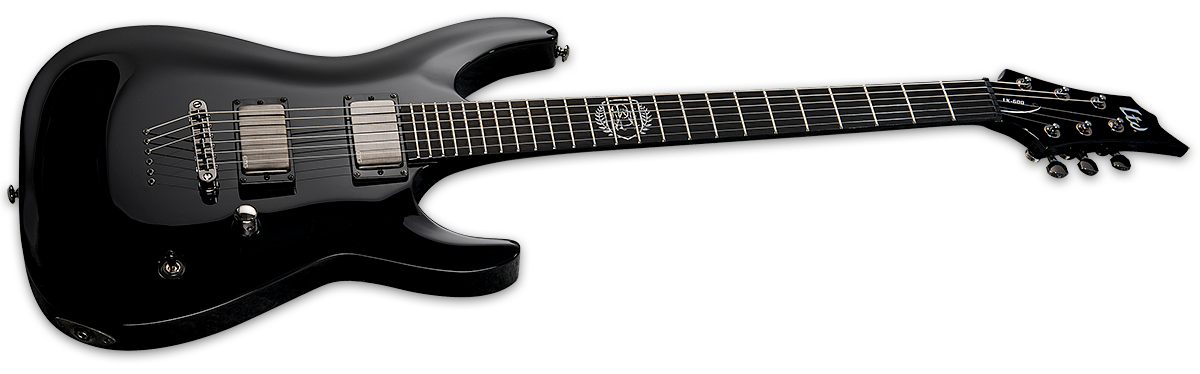 Ltd Lk-600 Luke Kilpatrick - Black - E-Gitarre in Str-Form - Variation 2