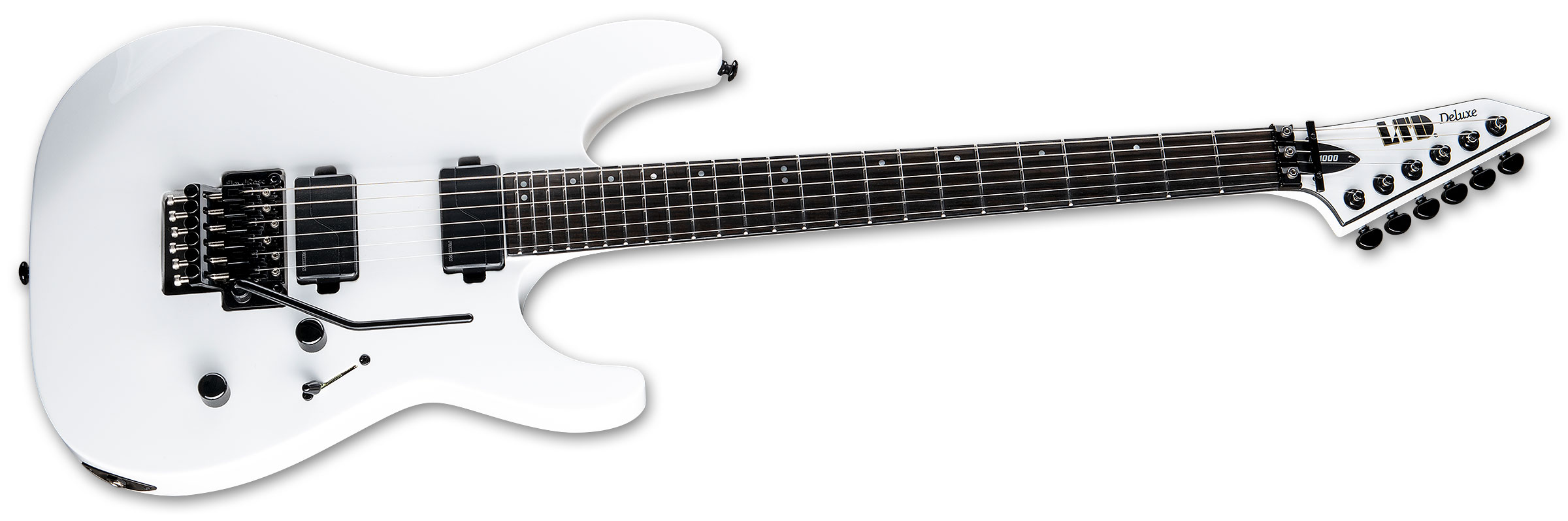Ltd M-1000 Hh Fishman Fr Eb - Snow White - E-Gitarre aus Metall - Variation 1