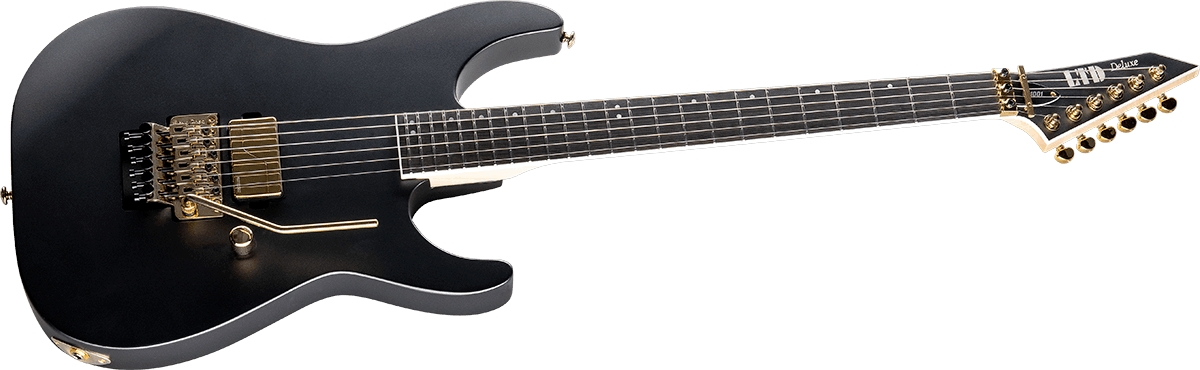 Ltd M-1001 Floyd Rose H Eb - Charcoal Metallic Satin - E-Gitarre aus Metall - Variation 2