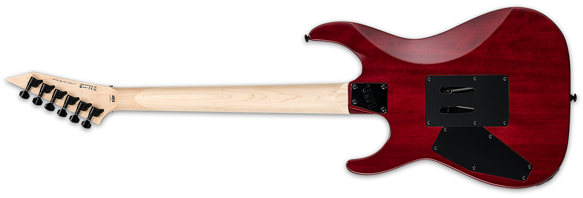 Ltd M-200fm Hh Fr Jat - See Thru Red - E-Gitarre in Str-Form - Variation 2