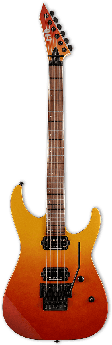 Ltd M-400 Hh Seymour Duncan Fr Pf - Solar Fade Metallic - E-Gitarre in Str-Form - Variation 3