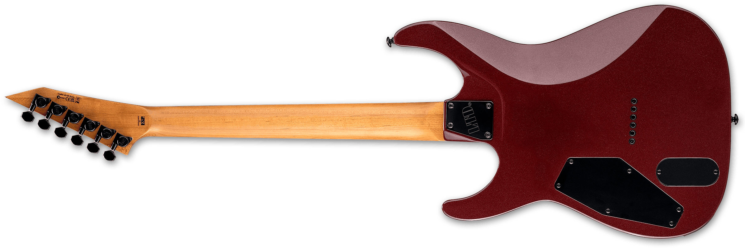 Ltd M400ht 2h Emg Ht Rw - Scarlet Metallic - E-Gitarre in Str-Form - Variation 2