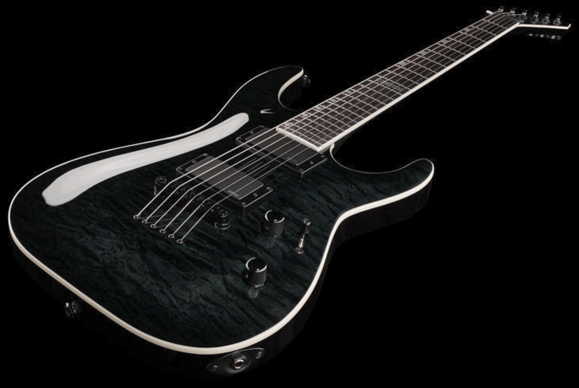 Ltd Mh-401nt Emg - See Thru Black - E-Gitarre in Str-Form - Variation 3