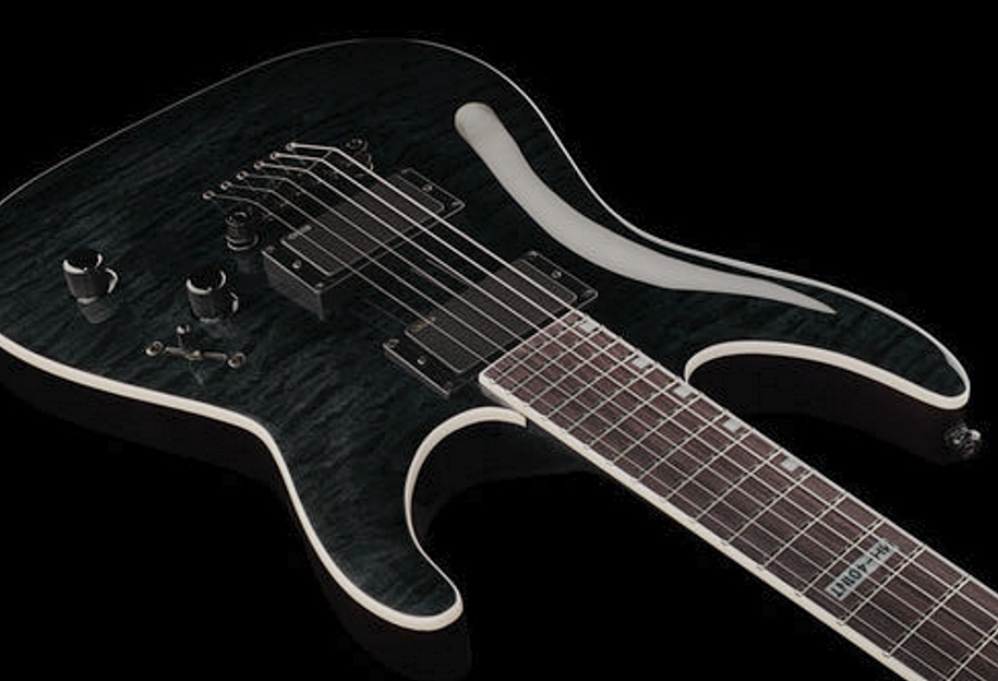 Ltd Mh-401nt Emg - See Thru Black - E-Gitarre in Str-Form - Variation 4