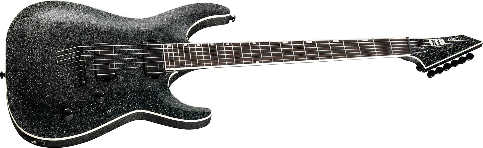 Ltd Mh1000 2h Fishman Fluence Ht Eb - Granite Sparkle - E-Gitarre aus Metall - Variation 2