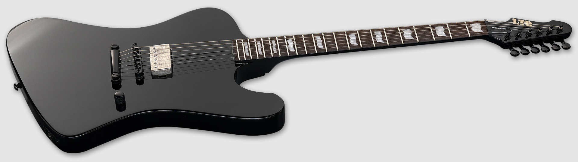 Ltd Phoenix 201 1h Ht Rw - Black - Retro-Rock-E-Gitarre - Variation 2