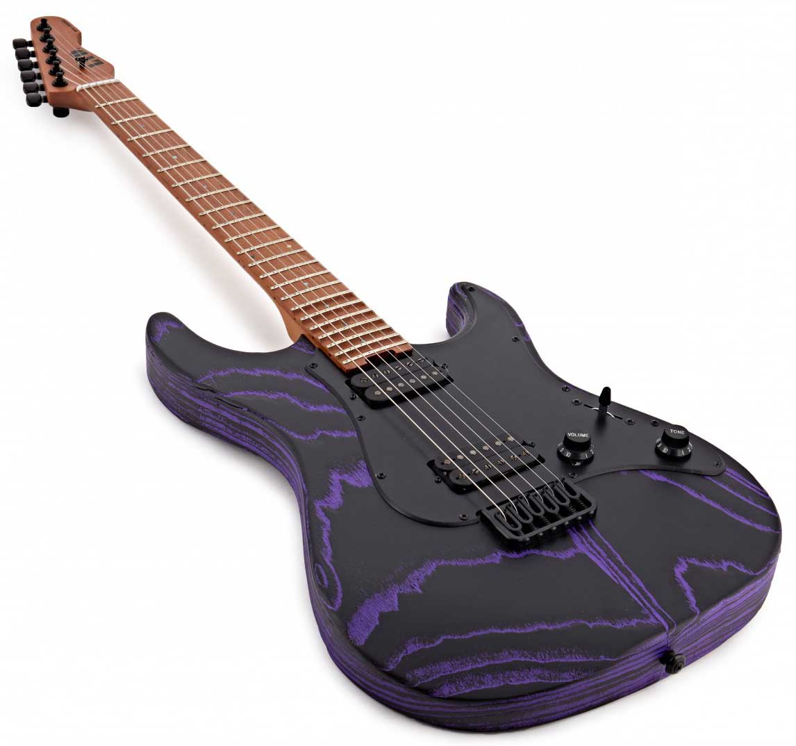 Ltd Sn1000ht 2h Seymour Duncan Ht Eb - Purple Blast - E-Gitarre in Str-Form - Variation 2