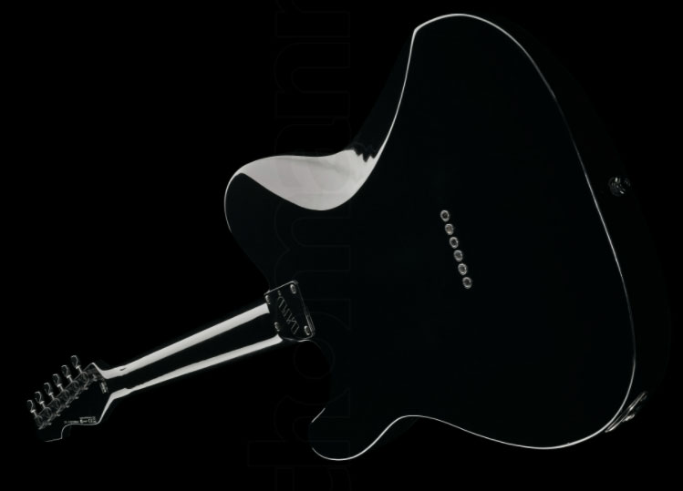 Ltd Te-200m Hh Ht Mn - Black - E-Gitarre in Teleform - Variation 3