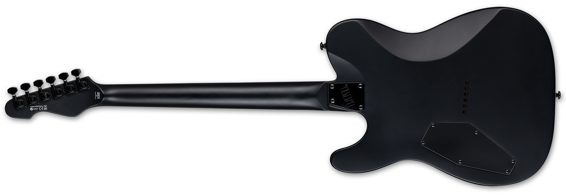 Ltd Te-201 H Ht Mn Jat - Black Satin - E-Gitarre in Teleform - Variation 1
