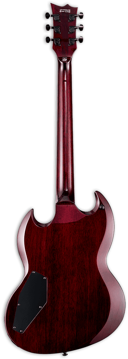Ltd Viper-256 - See Thru Black Cherry - Double Cut E-Gitarre - Variation 1