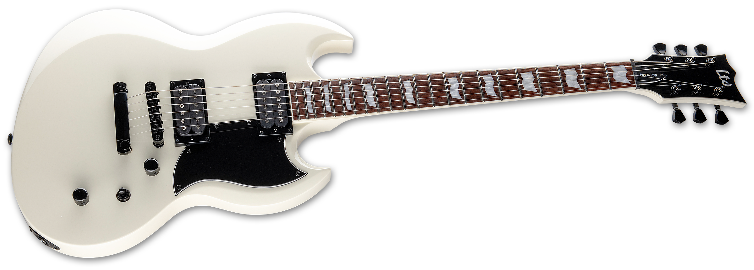 Ltd Viper-256 Hh Jat - Olympic White - E-Gitarre aus Metall - Variation 2