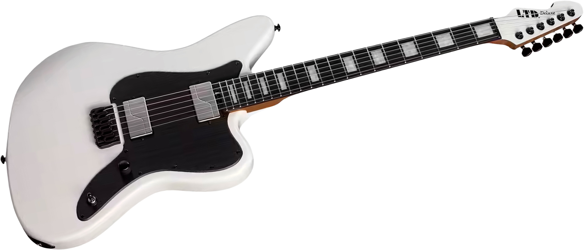 Ltd Xj2 Ht 2h Fishman Fluence Eb - Snow White - Bariton E-Gitarre - Variation 2