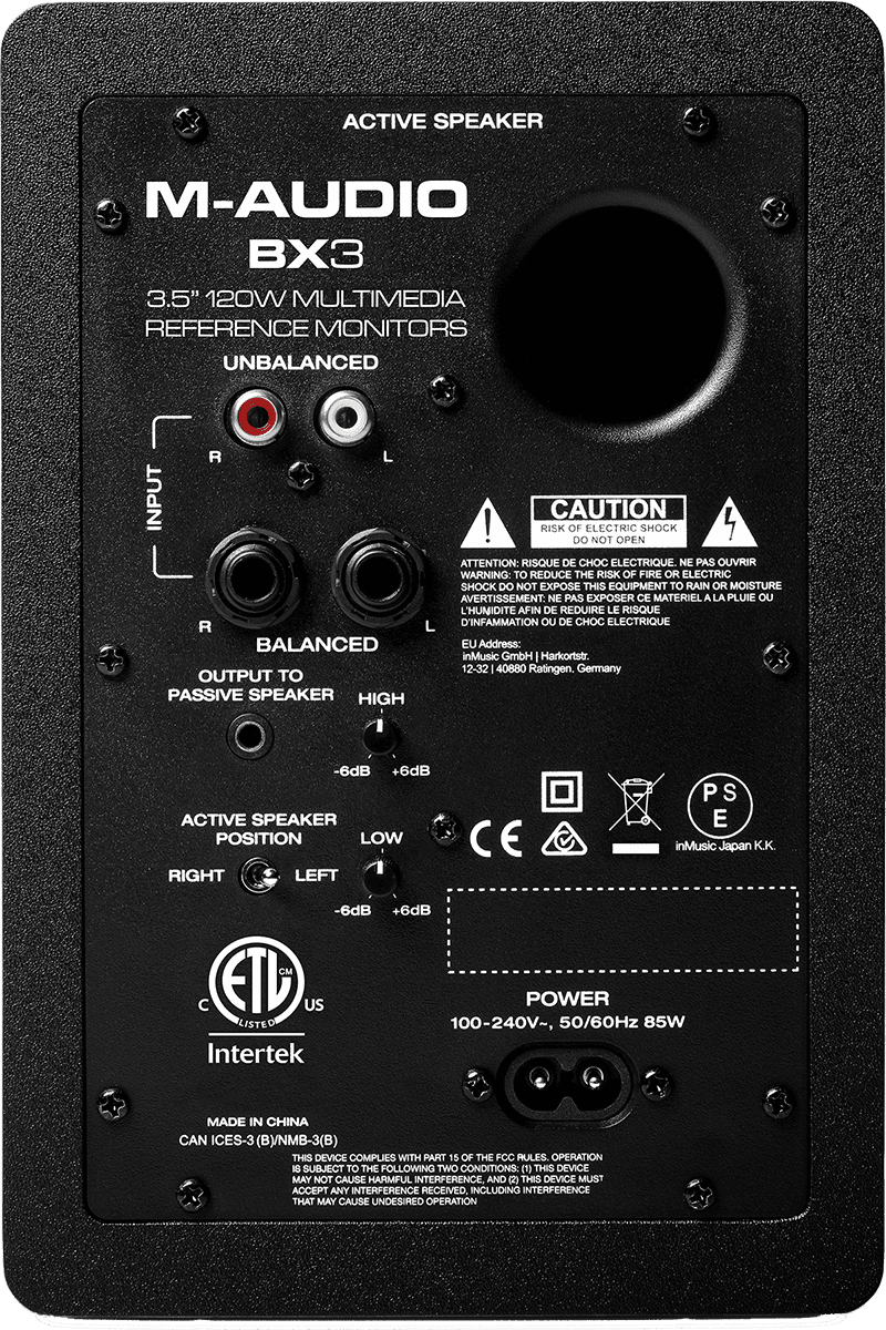 M-audio Bx3d3 - La Paire - Aktive studio monitor - Variation 2